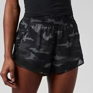 Athleta Black Camo Athletic Shorts